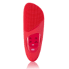 Brosse nettoyante électrique en silicone pour le visage Rouge Brosse nettoyante électrique en silicone pour le visage Rouge