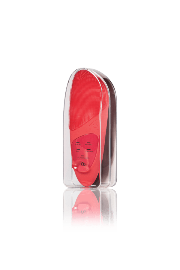 Brosse Electronique avec cover Rouge Brosse Electronique avec cover Rouge