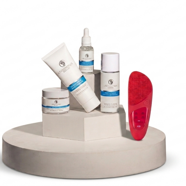 Routine Visage Spa Hydratation Intense – Acide Hyaluronique & Brosse Silicone